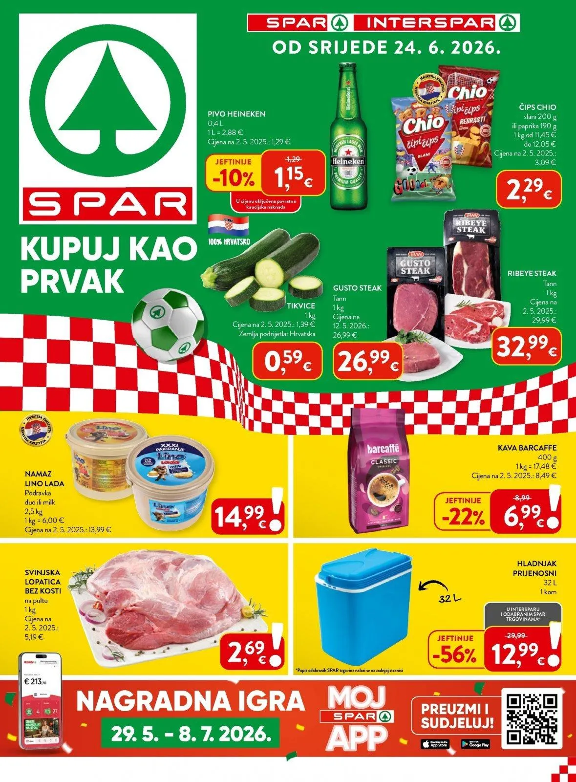 Katalog Interspar katalog do 30.06.2026 od 25. lipnja do 30. lipnja 2026. - Pregled Stranica 1