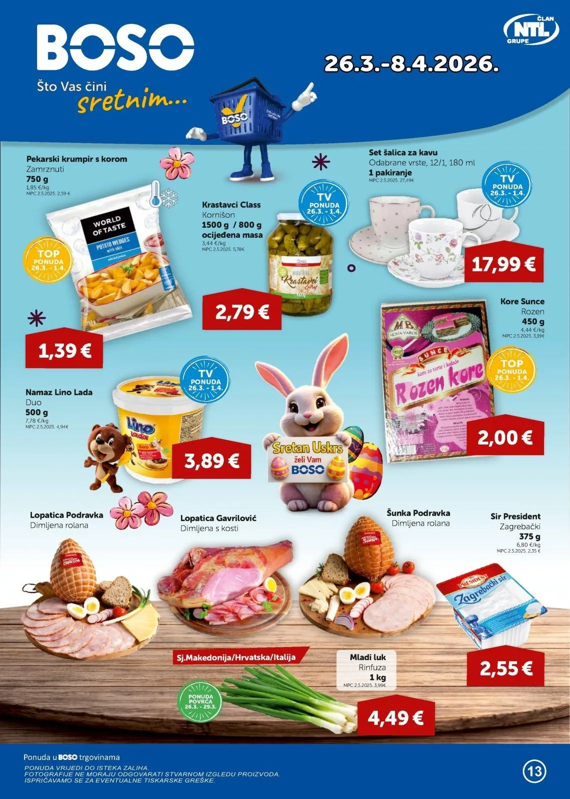 Katalog Boso katalog do 08.04.2026 od 26. ožujka do 8. travnja 2026. - Pregled Stranica 1