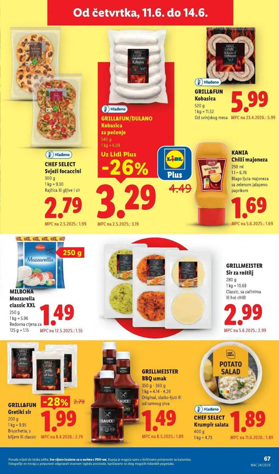 Katalog Lidl katalog do 14.06.2026 od 9. lipnja do 14. lipnja 2026. - Pregled Stranica 67
