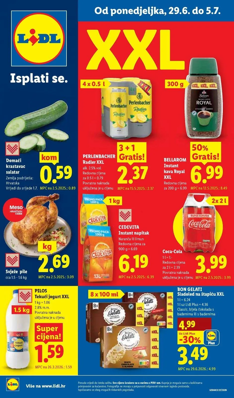 Katalog Lidl katalog do 05.07.2026 od 25. lipnja do 5. srpnja 2026. - Pregled Stranica 1