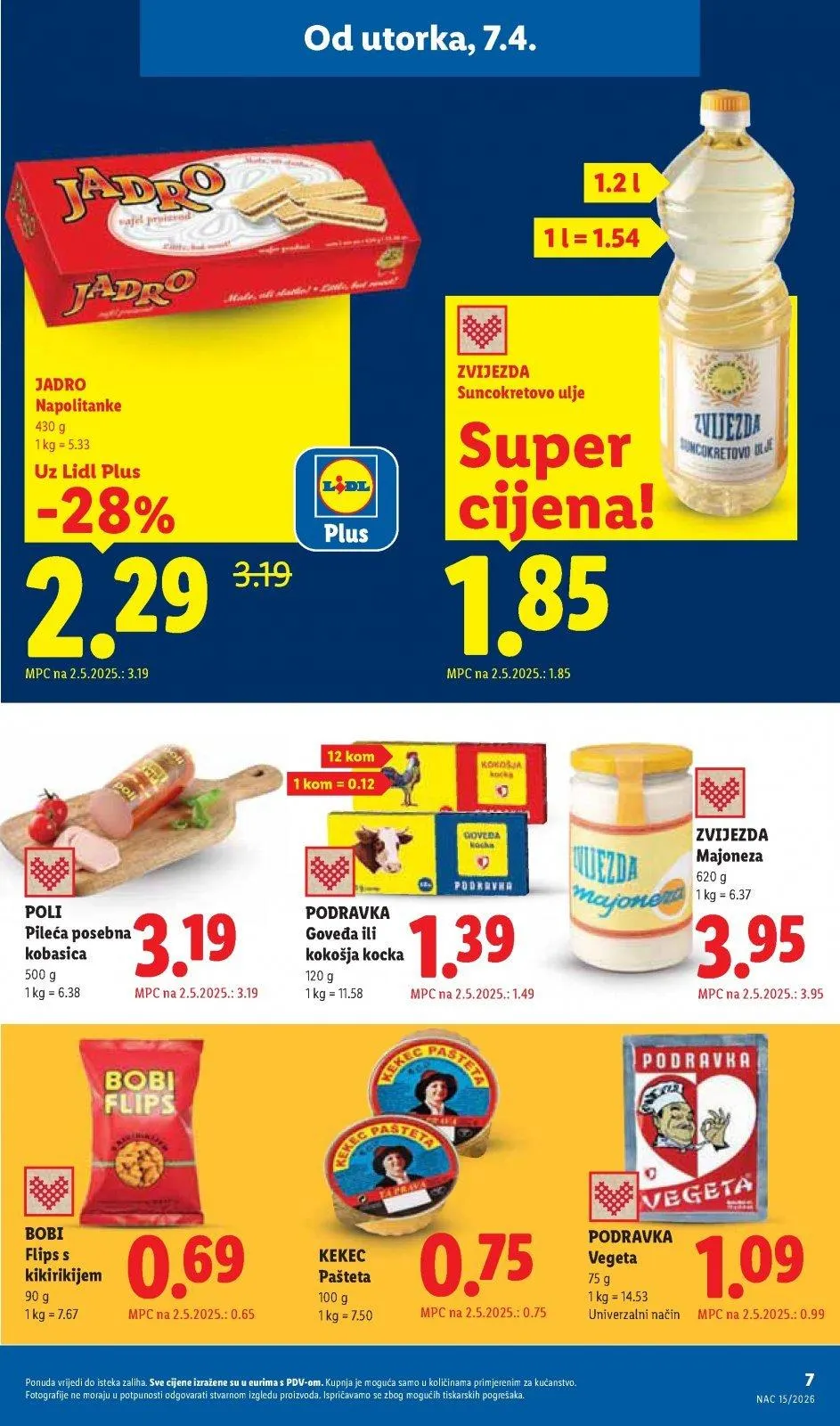 Katalog Lidl katalog do 12.04.2026 od 2. travnja do 12. travnja 2026. - Pregled Stranica 7