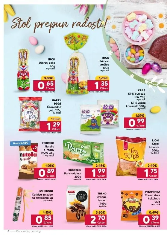 Katalog Pivac katalog do 12.04.2026 od 31. ožujka do 12. travnja 2026. - Pregled Stranica 8