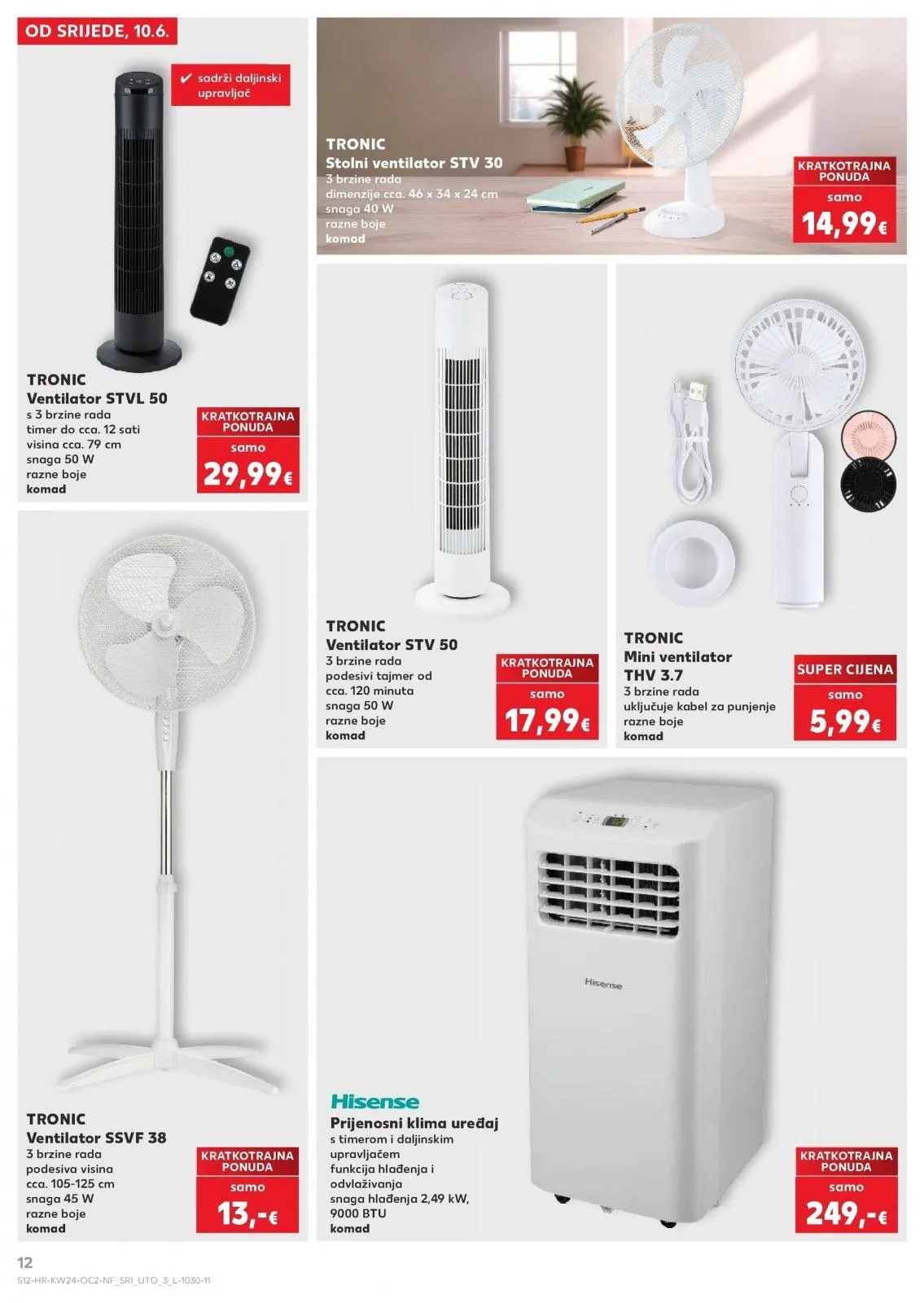 Katalog Kaufland katalog do 16.06.2026 od 10. lipnja do 16. lipnja 2026. - Pregled Stranica 12