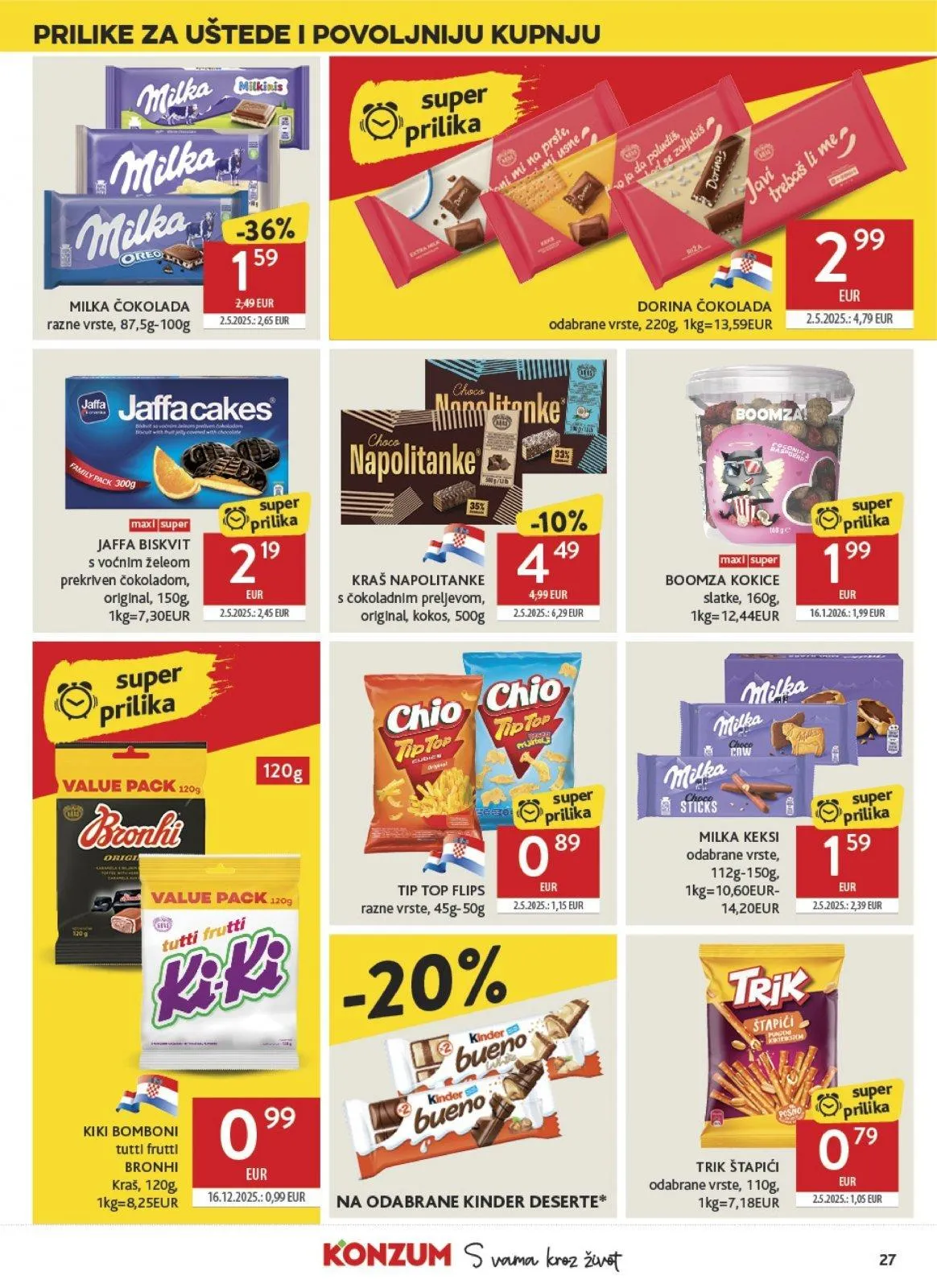 Katalog Konzum katalog do 10.02.2026 od 4. veljače do 10. veljače 2026. - Pregled Stranica 27