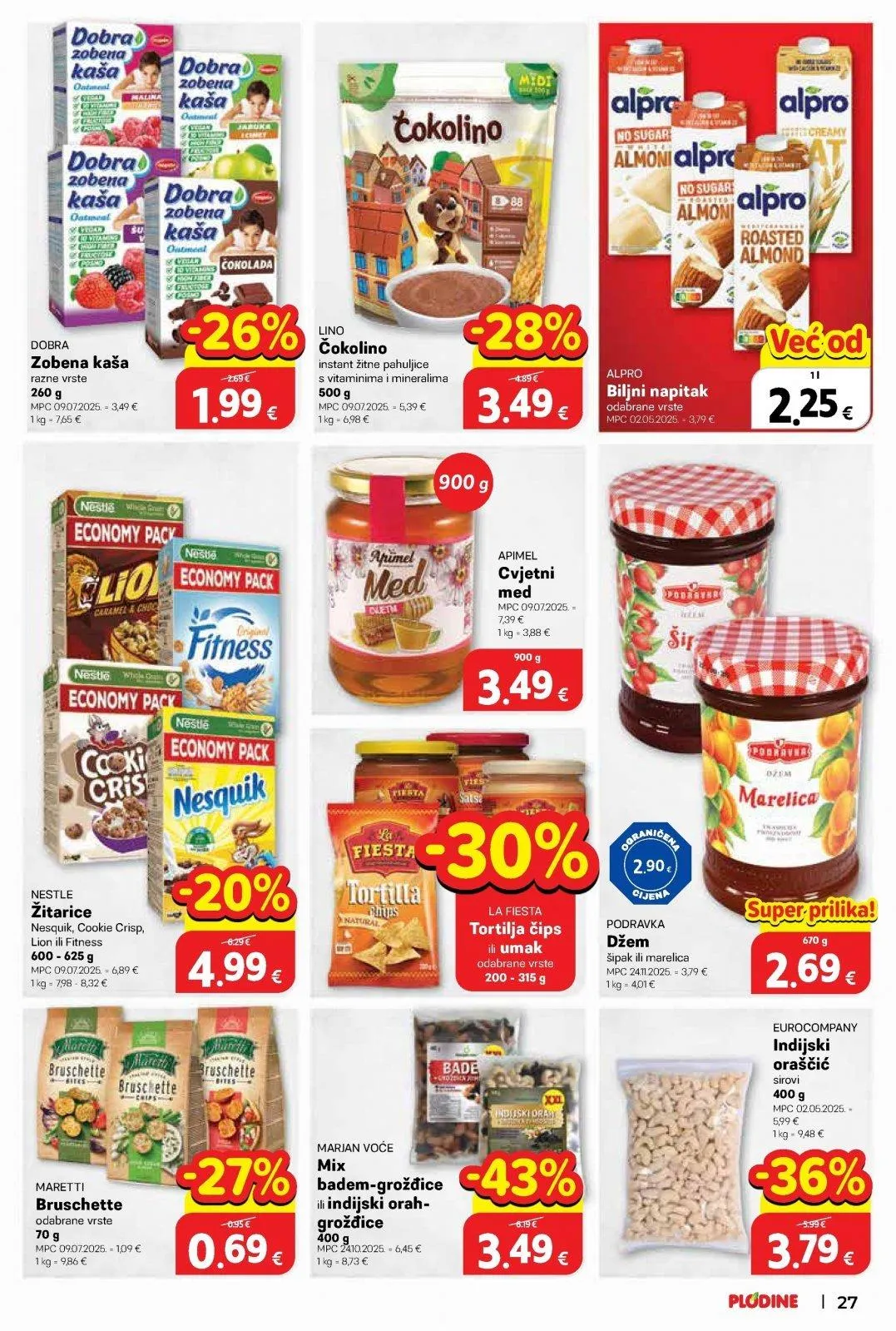 Katalog Plodine katalog do 10.02.2026 od 5. veljače do 10. veljače 2026. - Pregled Stranica 27