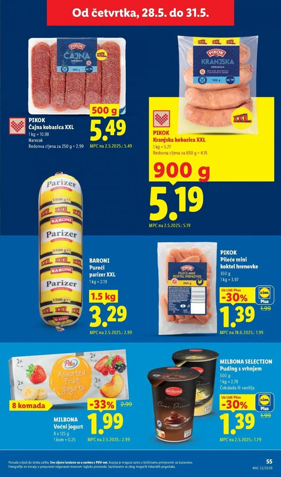 Katalog Lidl katalog do 31.05.2026 od 21. svibnja do 31. svibnja 2026. - Pregled Stranica 55