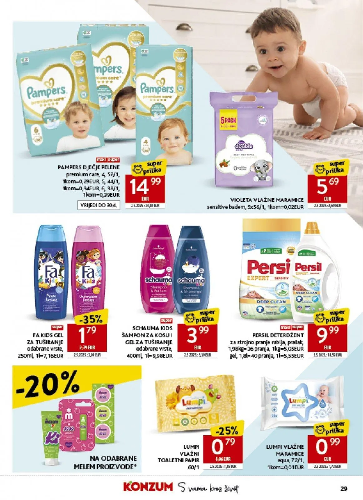 Katalog Konzum katalog do 14.04.2026 od 8. travnja do 14. travnja 2026. - Pregled Stranica 29