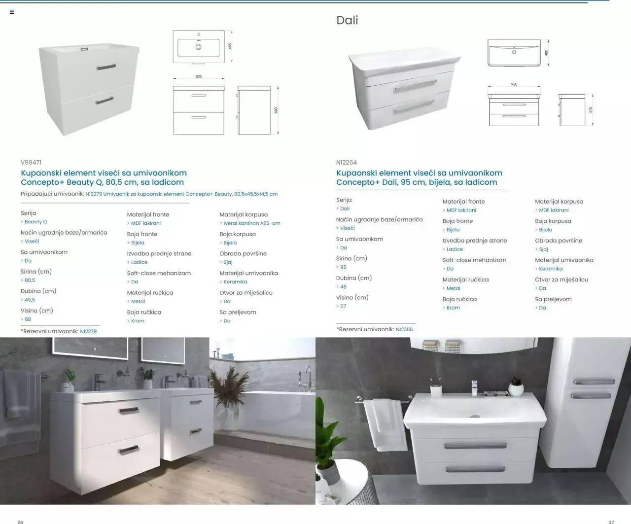 Katalog Kupaonski namještaj i ogledala 2023 Fero-term od 13. ožujka do 31. prosinca 2023. - Pregled Stranica 14