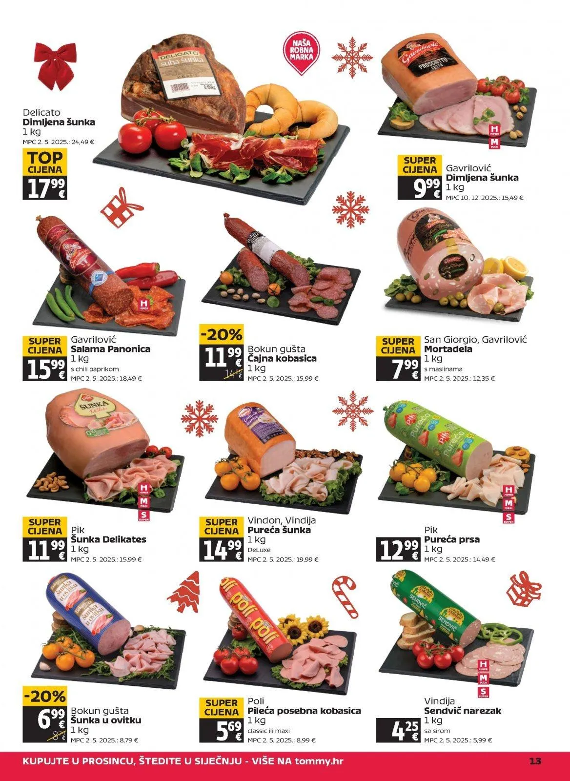 Katalog Tommy katalog do 28.12.2025 od 18. prosinca do 28. prosinca 2025. - Pregled Stranica 13