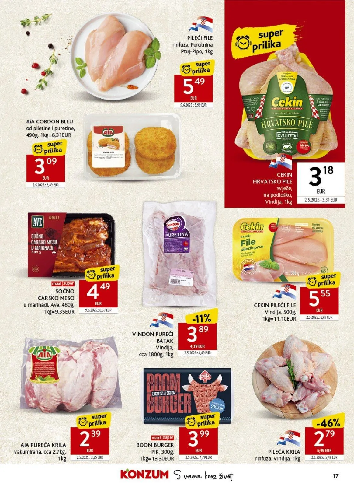 Katalog Konzum katalog do 23.06.2026 od 17. lipnja do 23. lipnja 2026. - Pregled Stranica 17