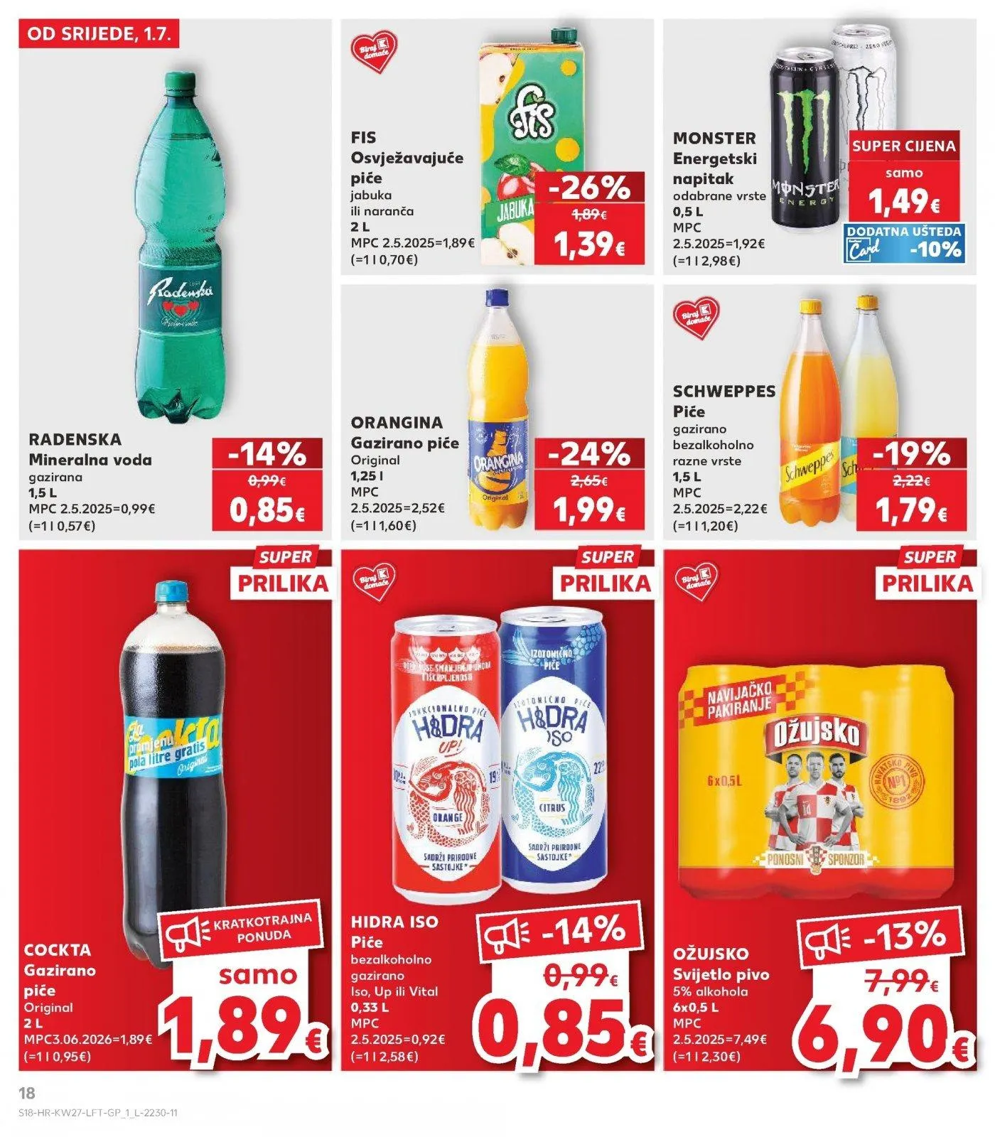 Katalog Kaufland katalog do 07.07.2026 od 1. srpnja do 7. srpnja 2026. - Pregled Stranica 18