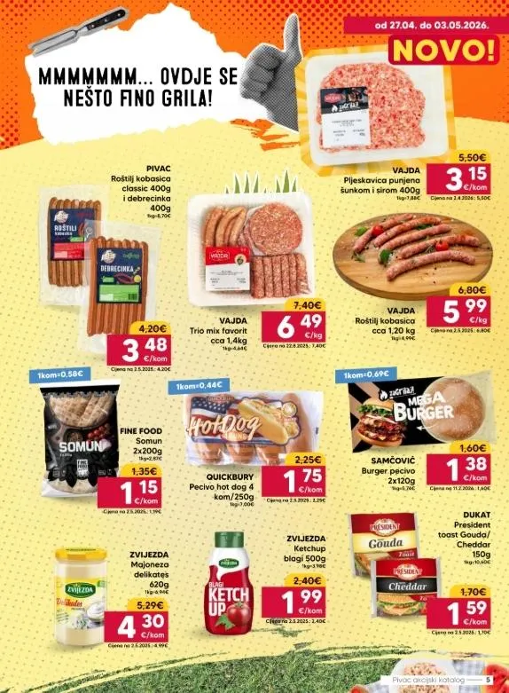Katalog Pivac katalog do 03.05.2026 od 27. travnja do 3. svibnja 2026. - Pregled Stranica 5