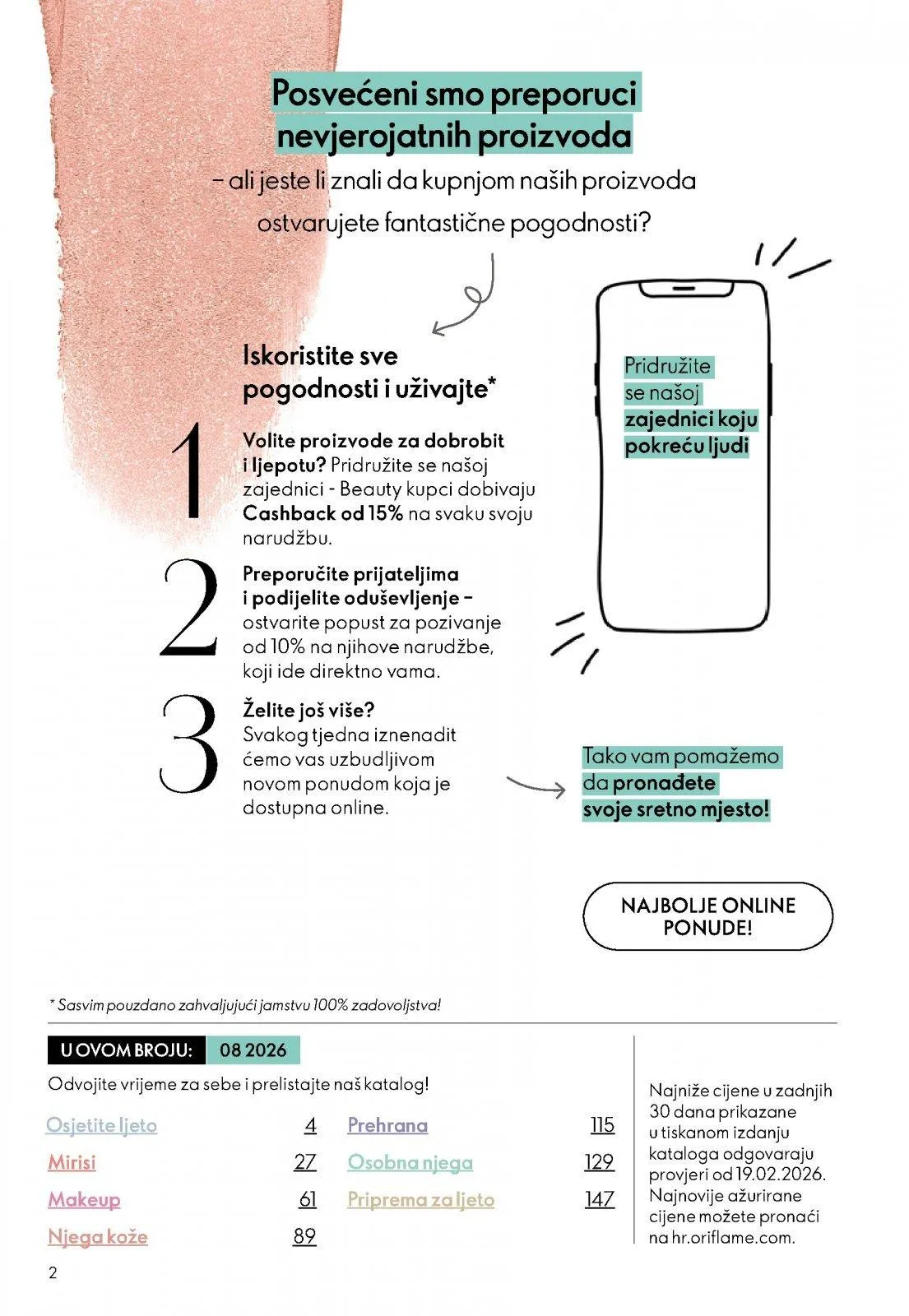 Katalog Oriflame katalog do 23.06.2026 od 9. lipnja do 23. lipnja 2026. - Pregled Stranica 2