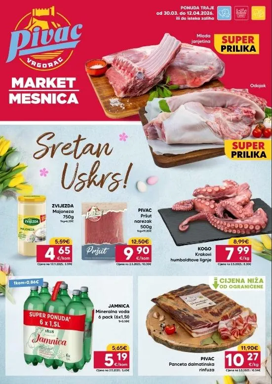 Katalog Pivac katalog do 12.04.2026 od 31. ožujka do 12. travnja 2026. - Pregled Stranica 1