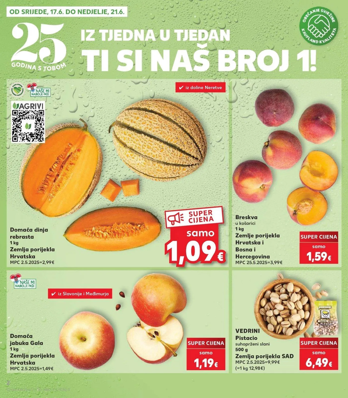 Katalog Kaufland katalog do 23.06.2026 od 17. lipnja do 23. lipnja 2026. - Pregled Stranica 2