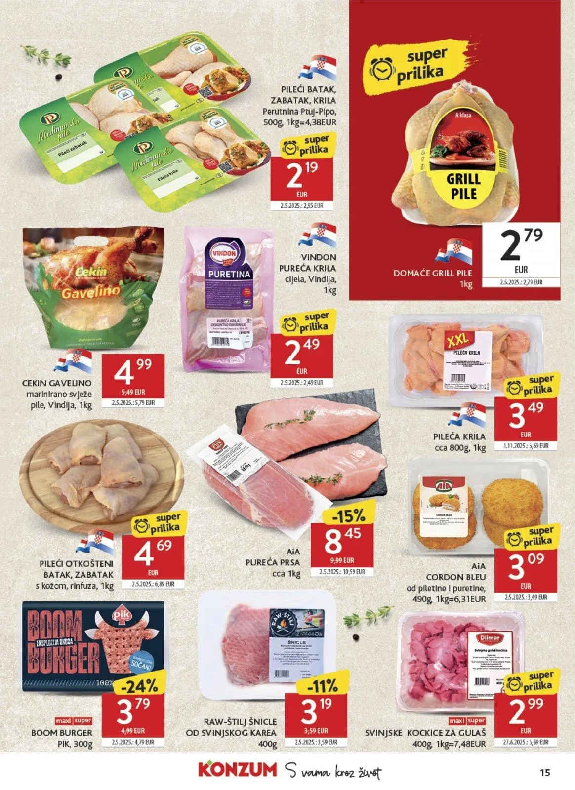 Katalog Konzum katalog do 10.02.2026 od 4. veljače do 10. veljače 2026. - Pregled Stranica 15