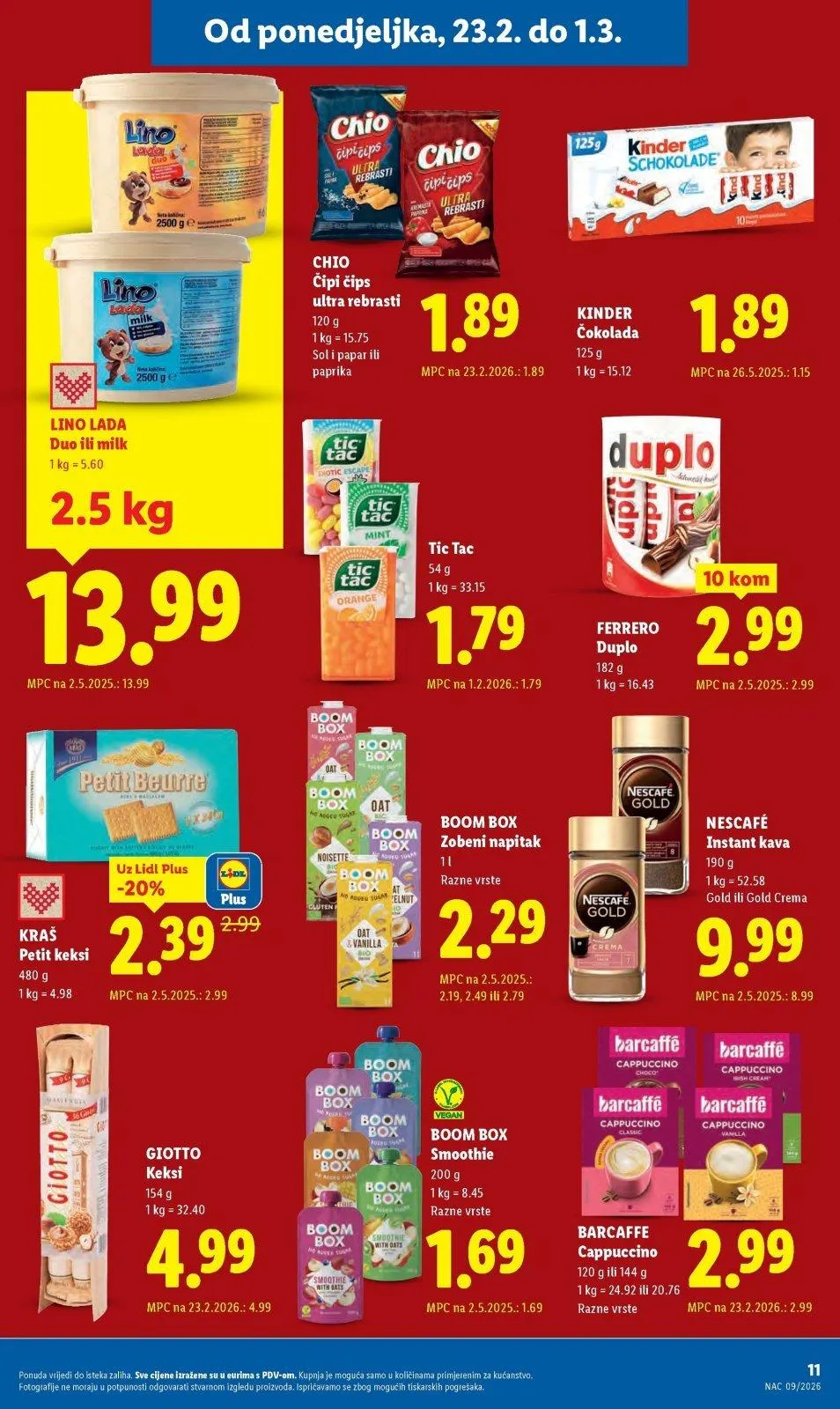 Katalog Lidl katalog do 01.03.2026 od 19. veljače do 1. ožujka 2026. - Pregled Stranica 11