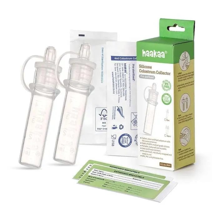 HAAKAA 2 djelni set sakupljač kolostruma Pre - Sterilised 4 ml