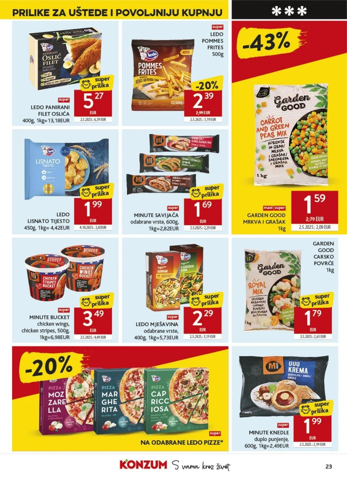 Katalog Konzum katalog do 17.03.2026 od 12. ožujka do 17. ožujka 2026. - Pregled Stranica 23