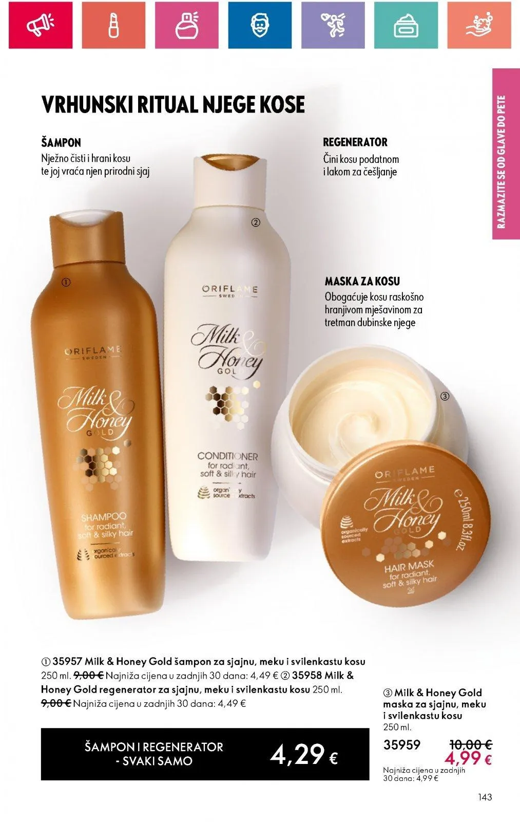 Katalog Oriflame katalog do 11.09.2024 od 29. kolovoza do 11. rujna 2024. - Pregled Stranica 143