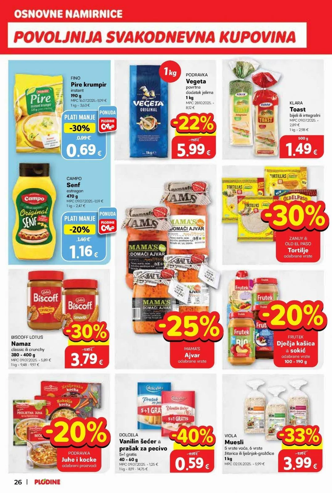 Katalog Plodine katalog do 10.02.2026 od 5. veljače do 10. veljače 2026. - Pregled Stranica 26