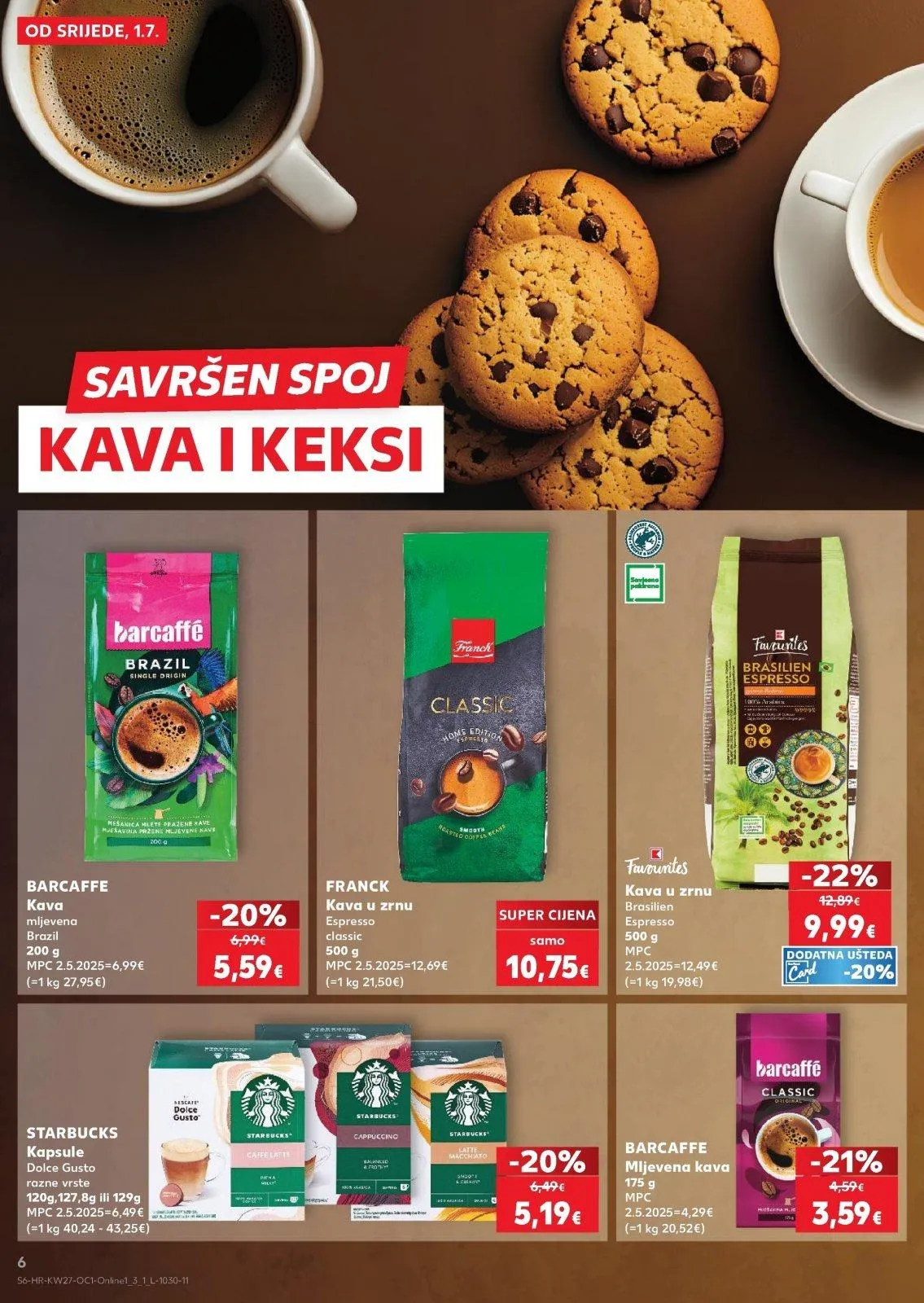 Katalog Kaufland katalog do 07.07.2026 od 1. srpnja do 7. srpnja 2026. - Pregled Stranica 6