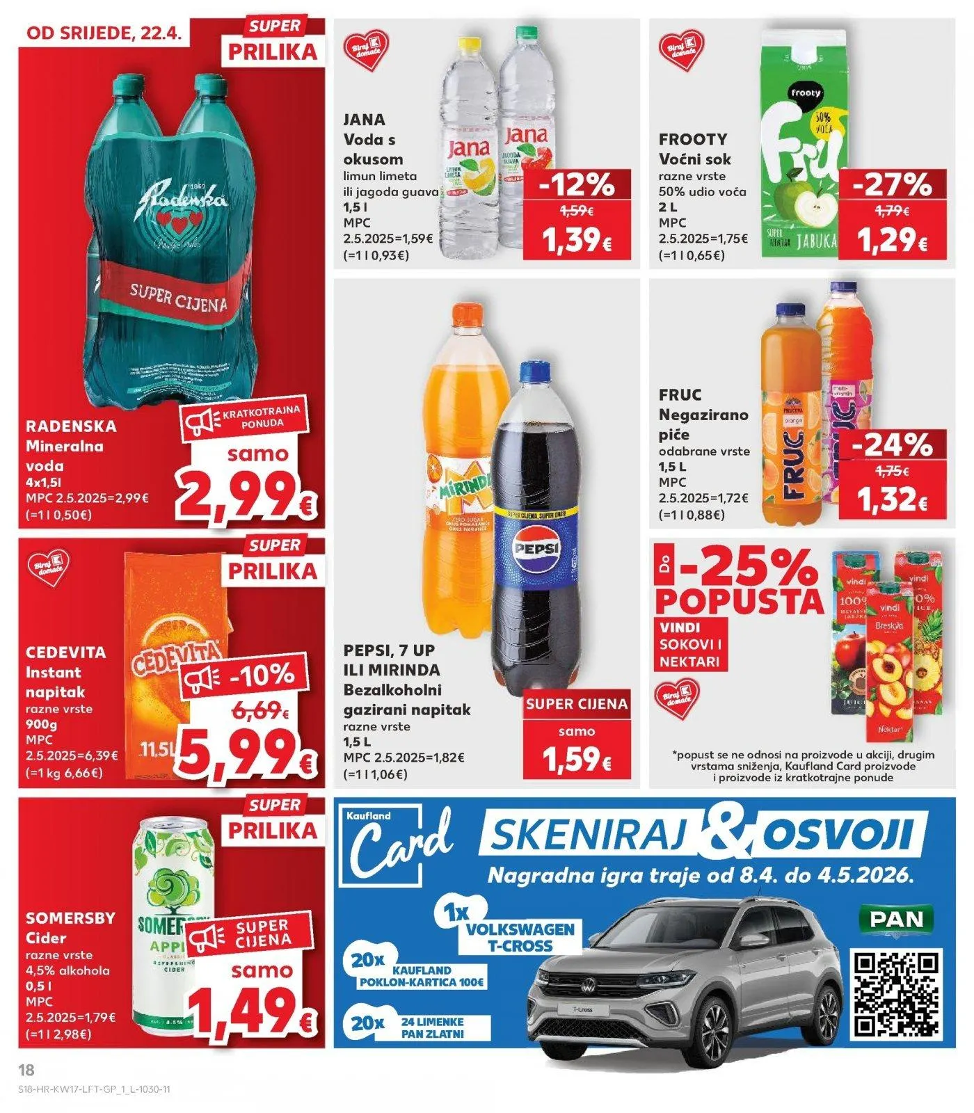 Katalog Kaufland katalog do 28.04.2026 od 22. travnja do 28. travnja 2026. - Pregled Stranica 18