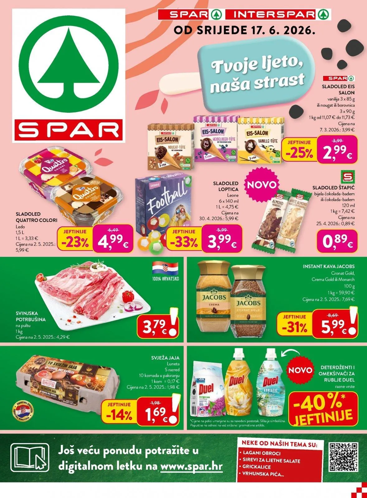 Katalog Interspar katalog do 23.06.2026 od 17. lipnja do 23. lipnja 2026. - Pregled Stranica 1