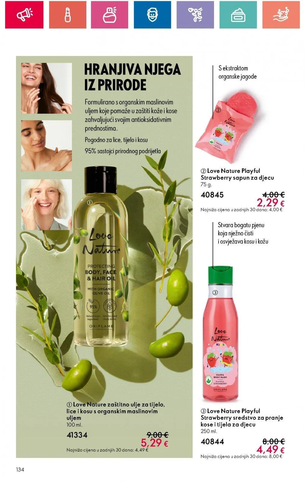 Katalog Oriflame katalog do 11.09.2024 od 29. kolovoza do 11. rujna 2024. - Pregled Stranica 134