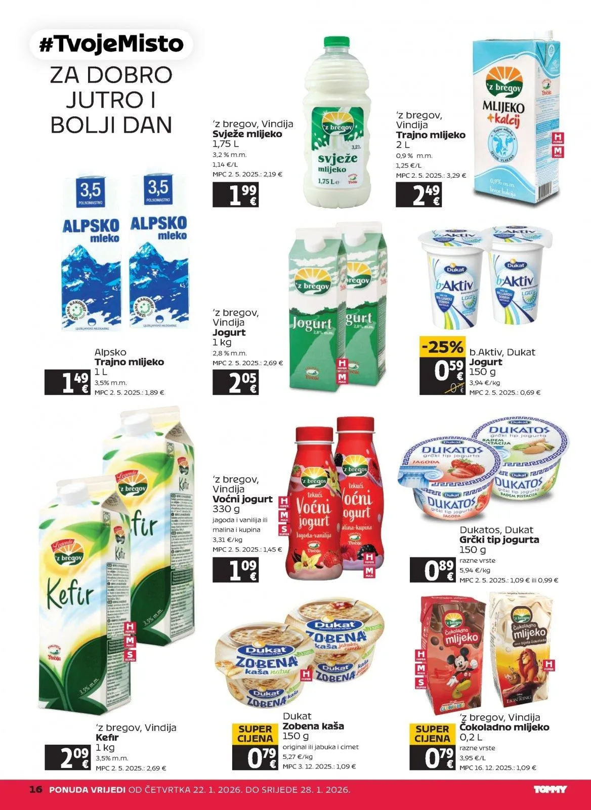 Katalog Tommy katalog do 28.01.2026 od 22. siječnja do 28. siječnja 2026. - Pregled Stranica 16