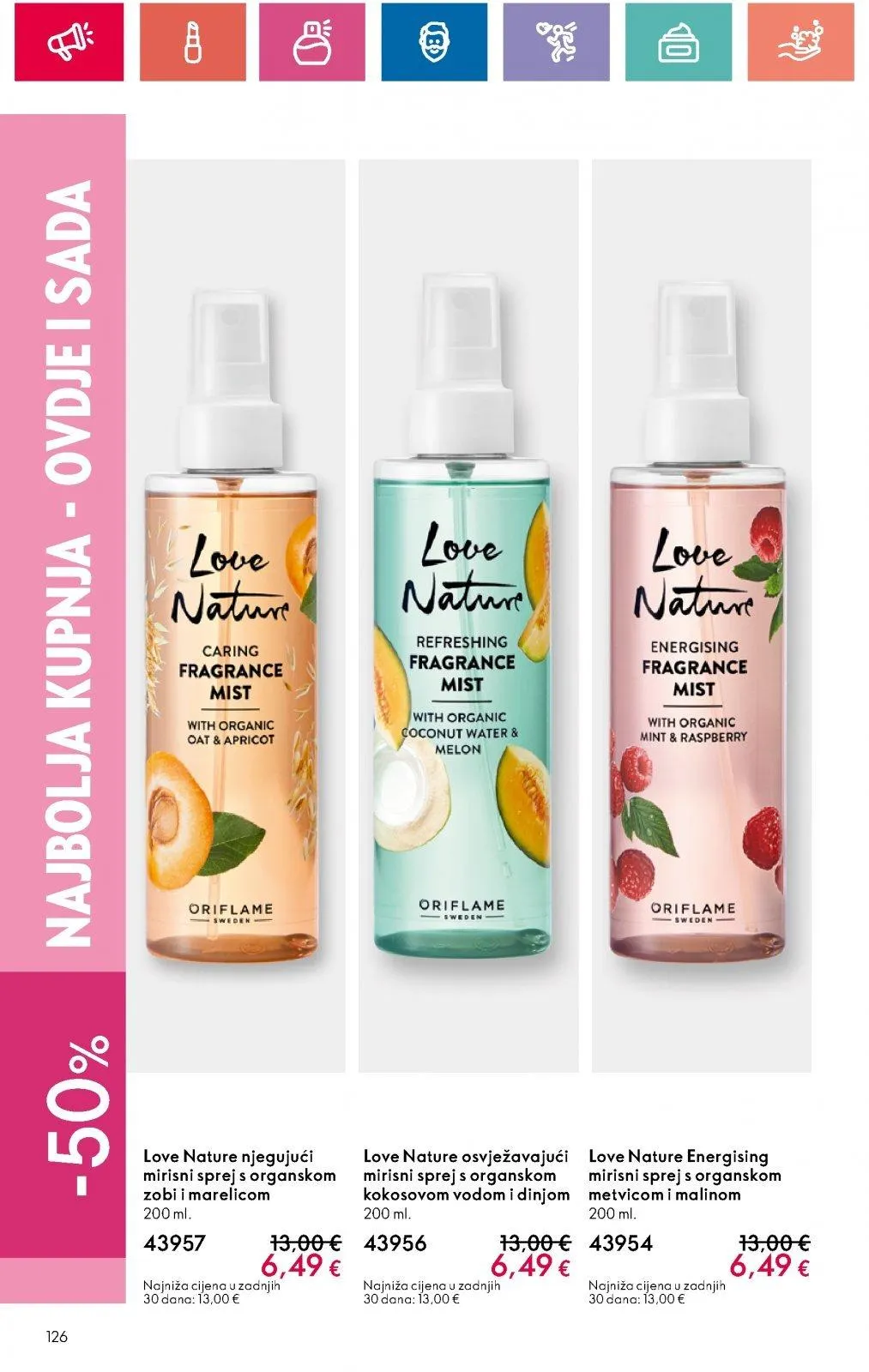 Katalog Oriflame katalog do 11.09.2024 od 29. kolovoza do 11. rujna 2024. - Pregled Stranica 126