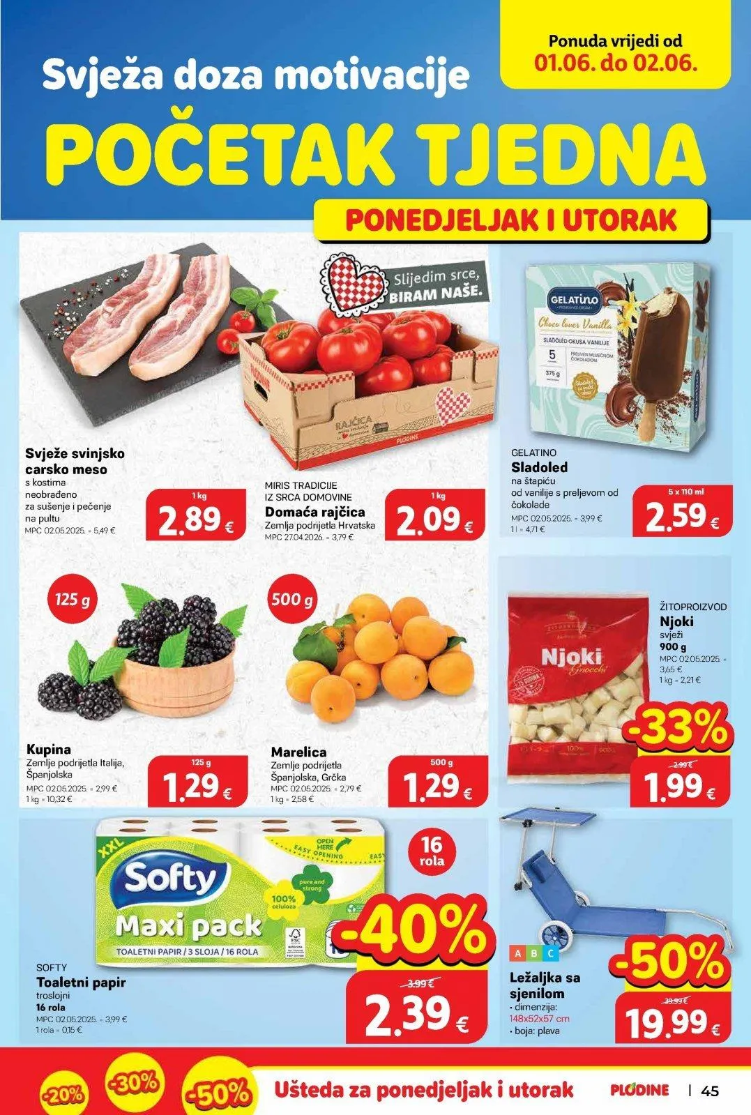 Katalog Plodine katalog do 02.06.2026 od 28. svibnja do 2. lipnja 2026. - Pregled Stranica 45