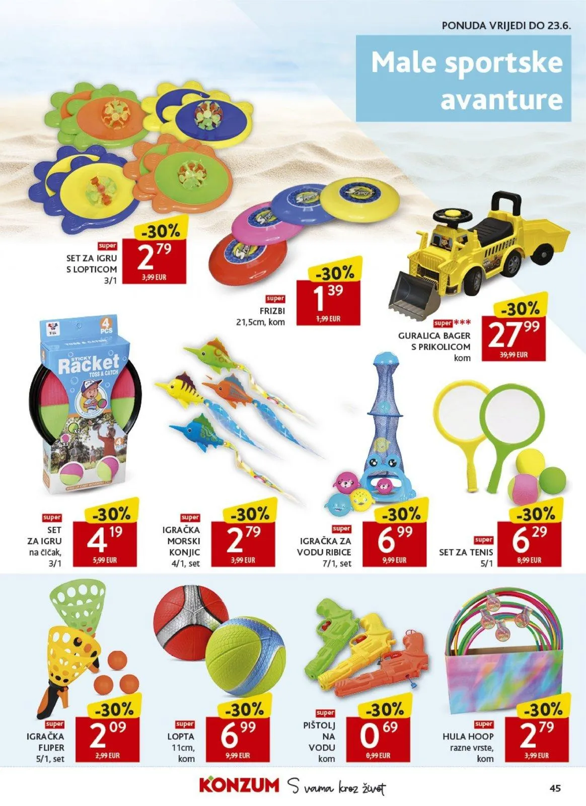 Katalog Konzum katalog do 16.06.2026 od 10. lipnja do 16. lipnja 2026. - Pregled Stranica 45
