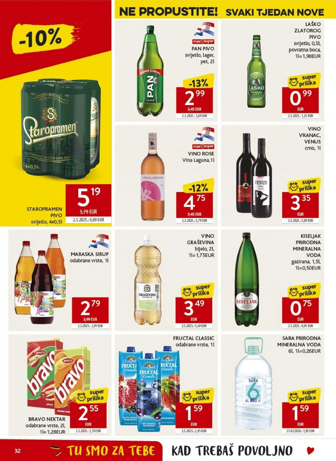 Katalog Konzum katalog do 26.05.2026 od 20. svibnja do 26. svibnja 2026. - Pregled Stranica 32