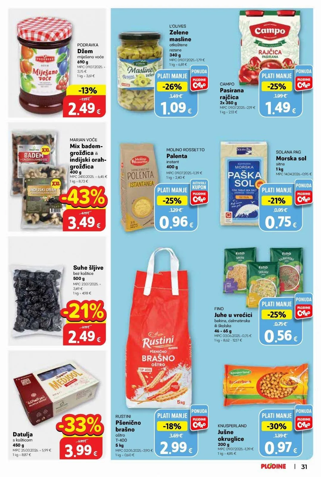 Katalog Plodine katalog do 19.05.2026 od 13. svibnja do 19. svibnja 2026. - Pregled Stranica 31