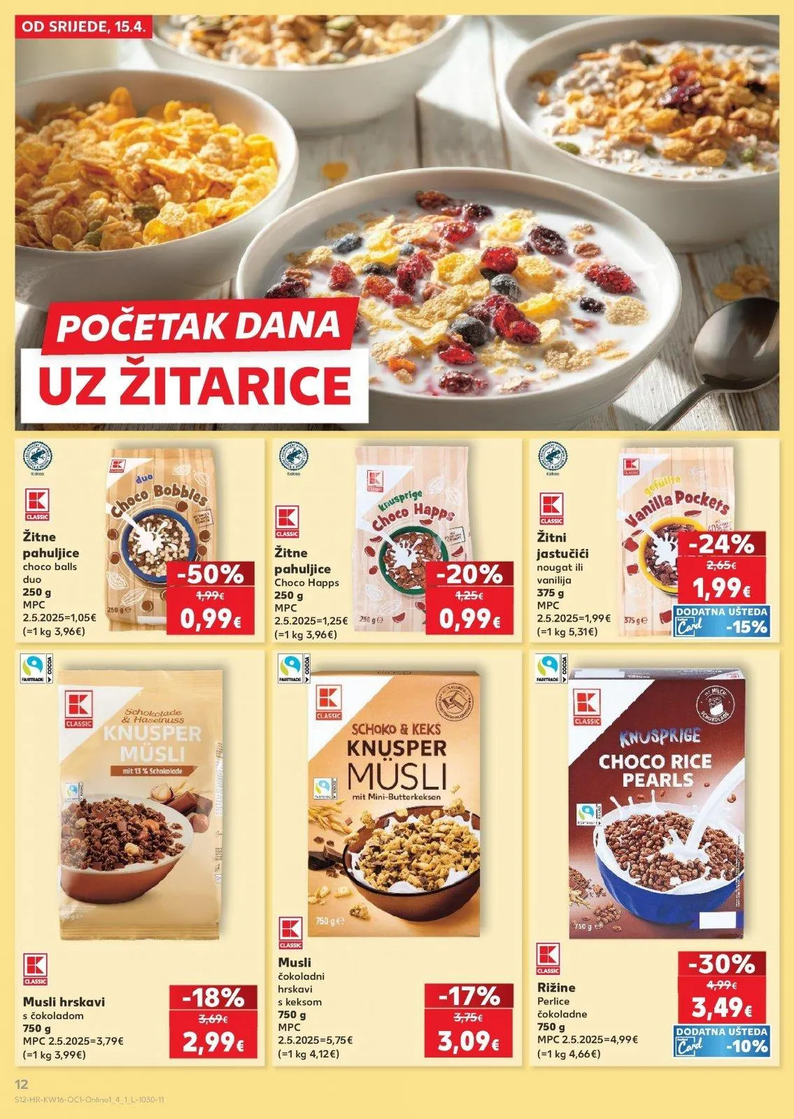Katalog Kaufland katalog do 21.04.2026 od 15. travnja do 21. travnja 2026. - Pregled Stranica 12