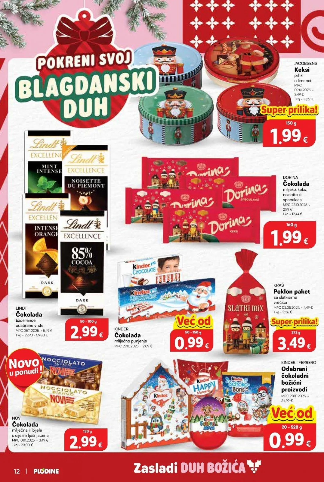 Katalog Plodine katalog do 16.12.2025 od 10. prosinca do 16. prosinca 2025. - Pregled Stranica 12