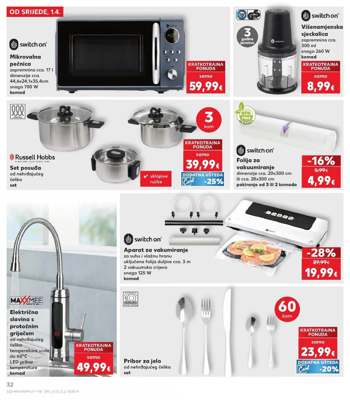 Katalog Kaufland katalog do 07.04.2026 od 1. travnja do 7. travnja 2026. - Pregled Stranica 32