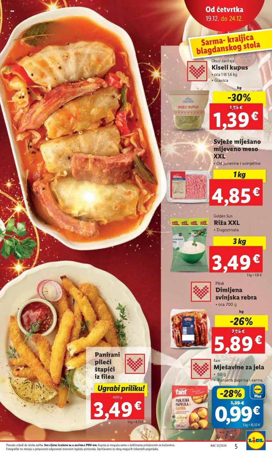 Katalog Lidl katalog do 24.12.2024 od 20. prosinca do 24. prosinca 2024. - Pregled Stranica 5