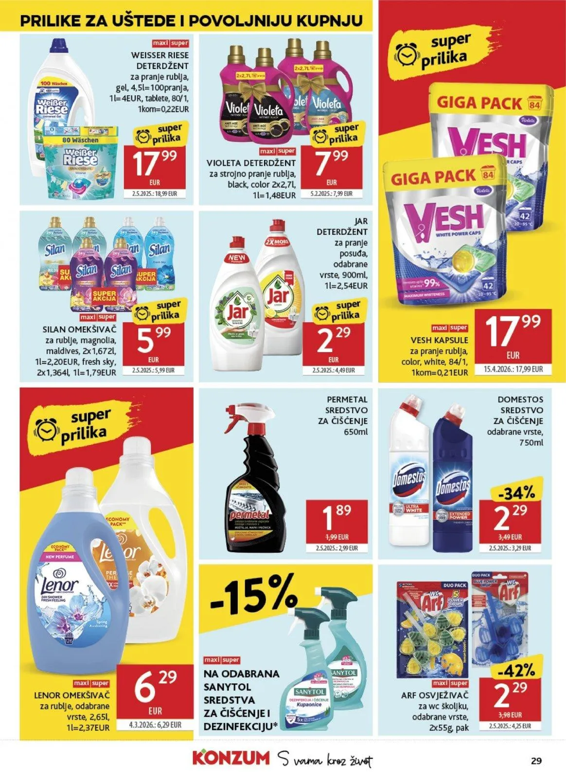 Katalog Konzum katalog do 05.05.2026 od 29. travnja do 5. svibnja 2026. - Pregled Stranica 29