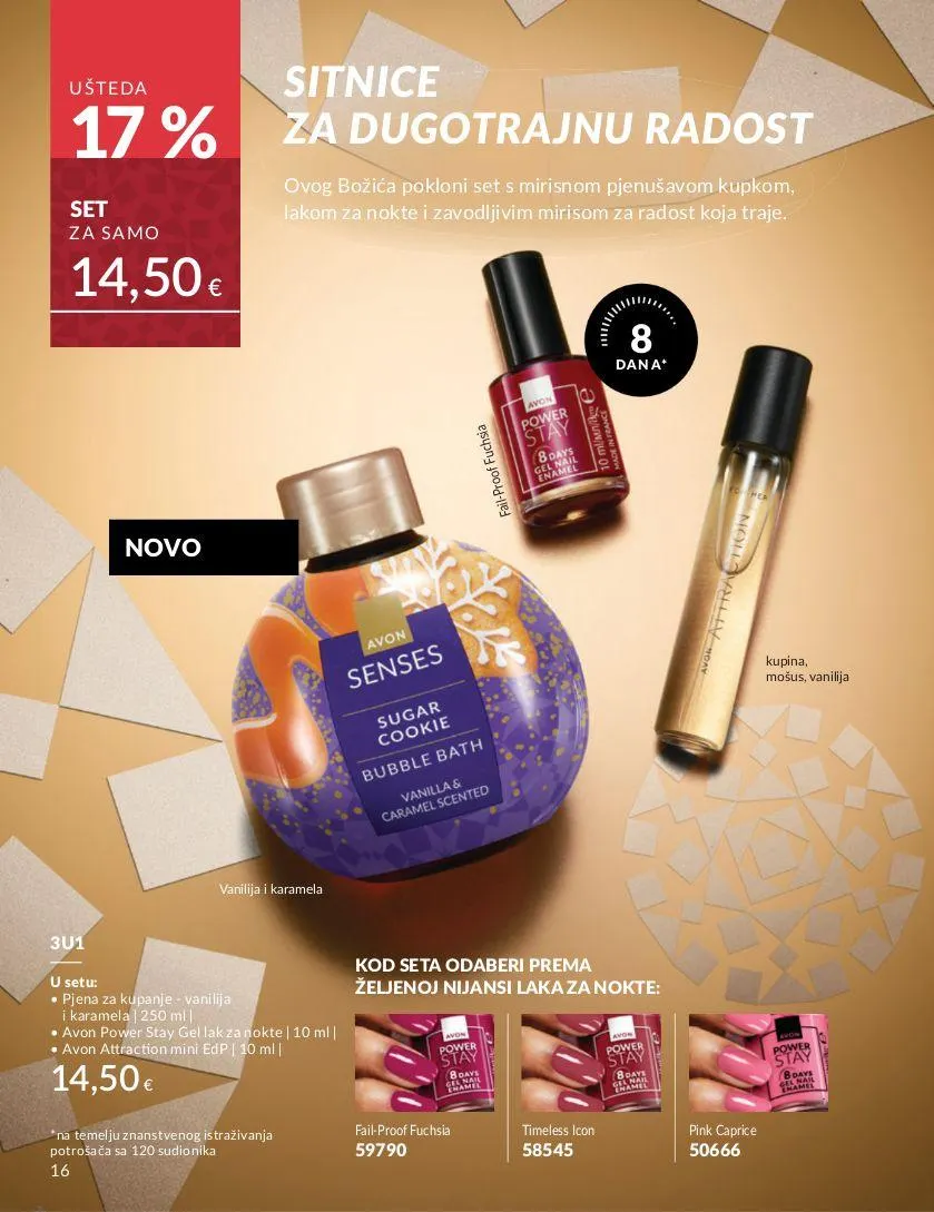 Katalog Avon od 8. prosinca do 22. prosinca 2025. - Pregled Stranica 16