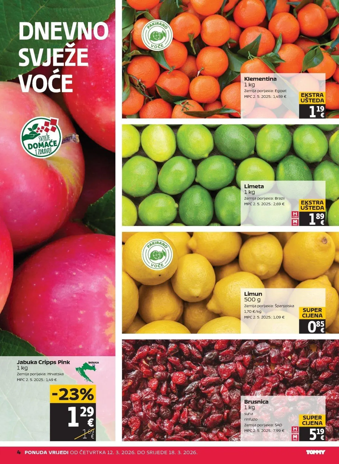 Katalog Tommy katalog do 18.03.2026 od 12. ožujka do 18. ožujka 2026. - Pregled Stranica 4