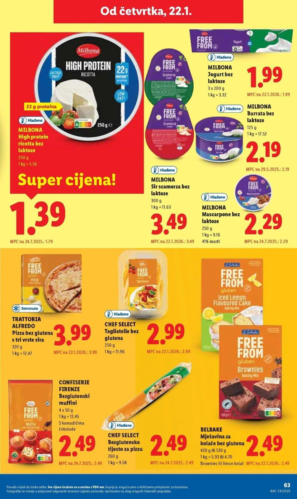Katalog Lidl katalog do 25.01.2026 od 15. siječnja do 25. siječnja 2026. - Pregled Stranica 63