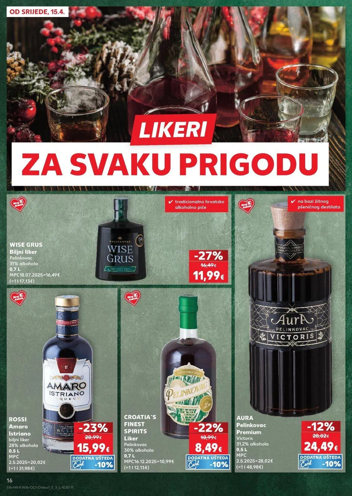 Katalog Kaufland katalog do 21.04.2026 od 15. travnja do 21. travnja 2026. - Pregled Stranica 16