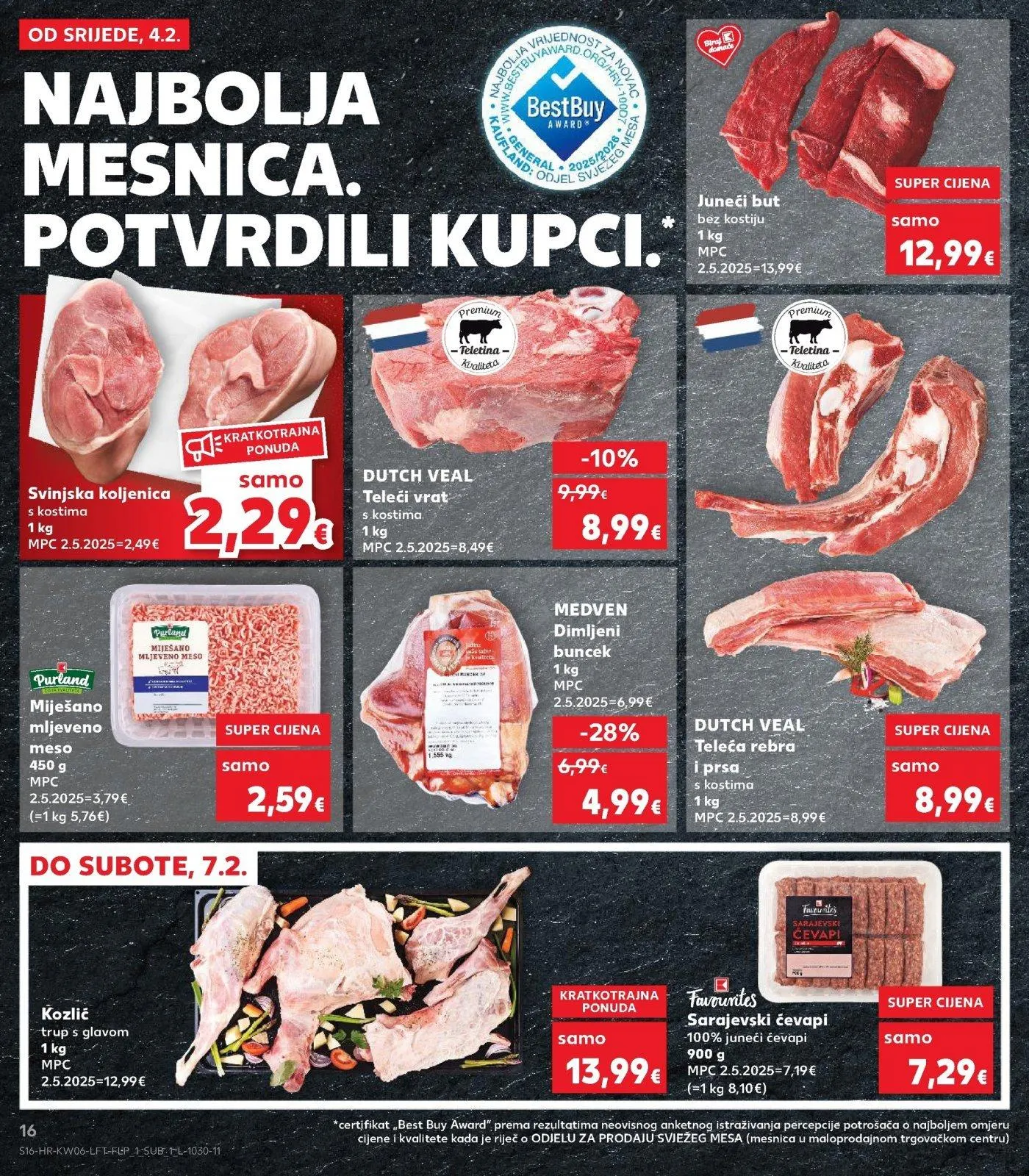 Katalog Kaufland katalog do 10.02.2026 od 4. veljače do 10. veljače 2026. - Pregled Stranica 16
