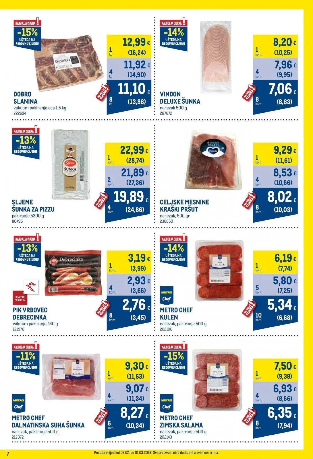 Katalog Metro katalog do 02.03.2026 od 7. veljače do 2. ožujka 2026. - Pregled Stranica 7