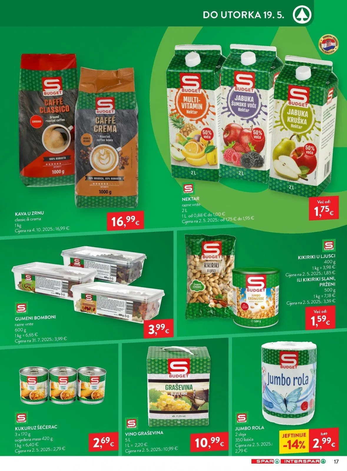 Katalog Spar katalog do 19.05.2026 od 13. svibnja do 19. svibnja 2026. - Pregled Stranica 19