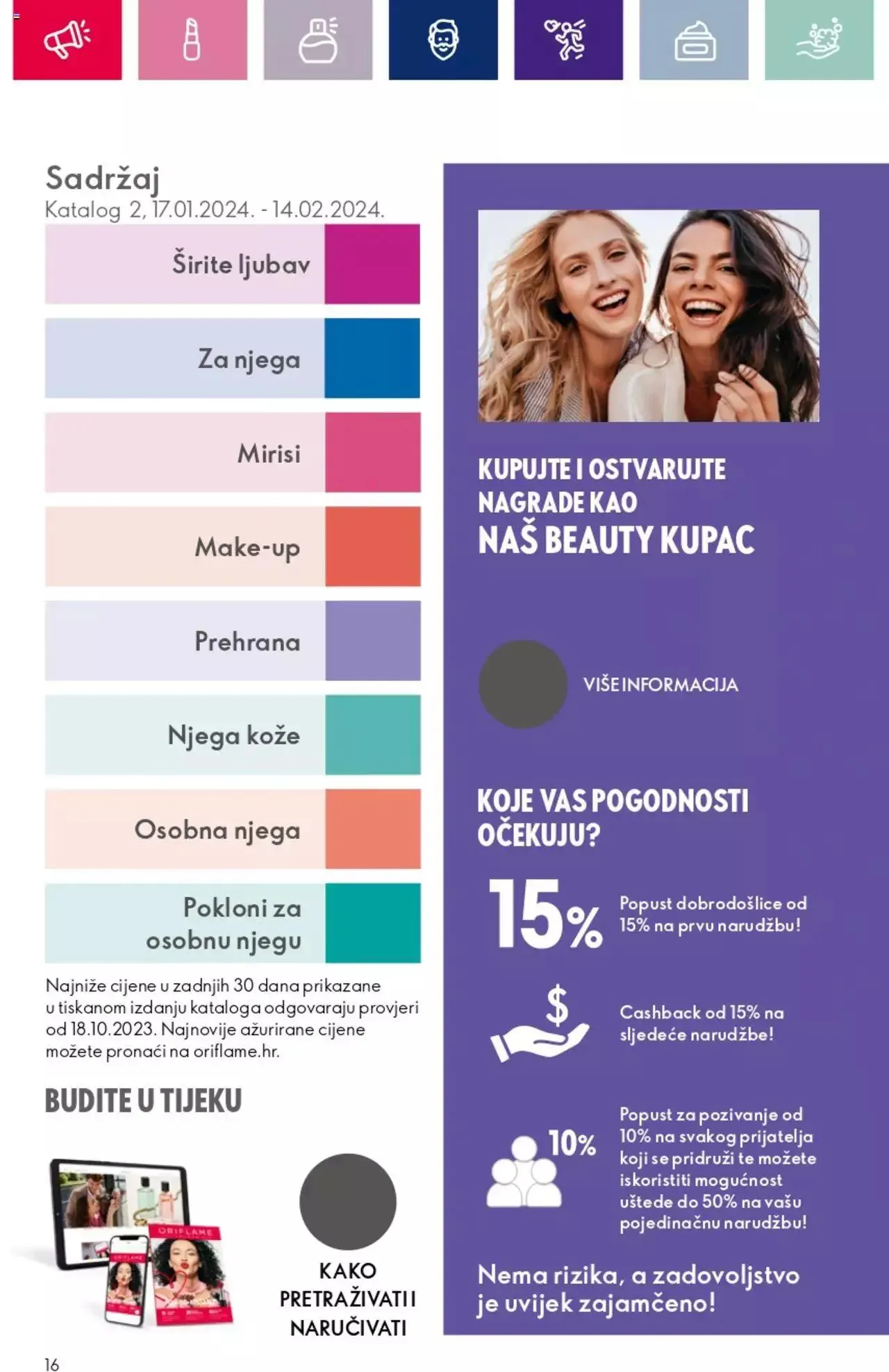 Katalog Katalog Oriflame 2/2024 od 17. siječnja do 14. veljače 2024. - Pregled Stranica 16