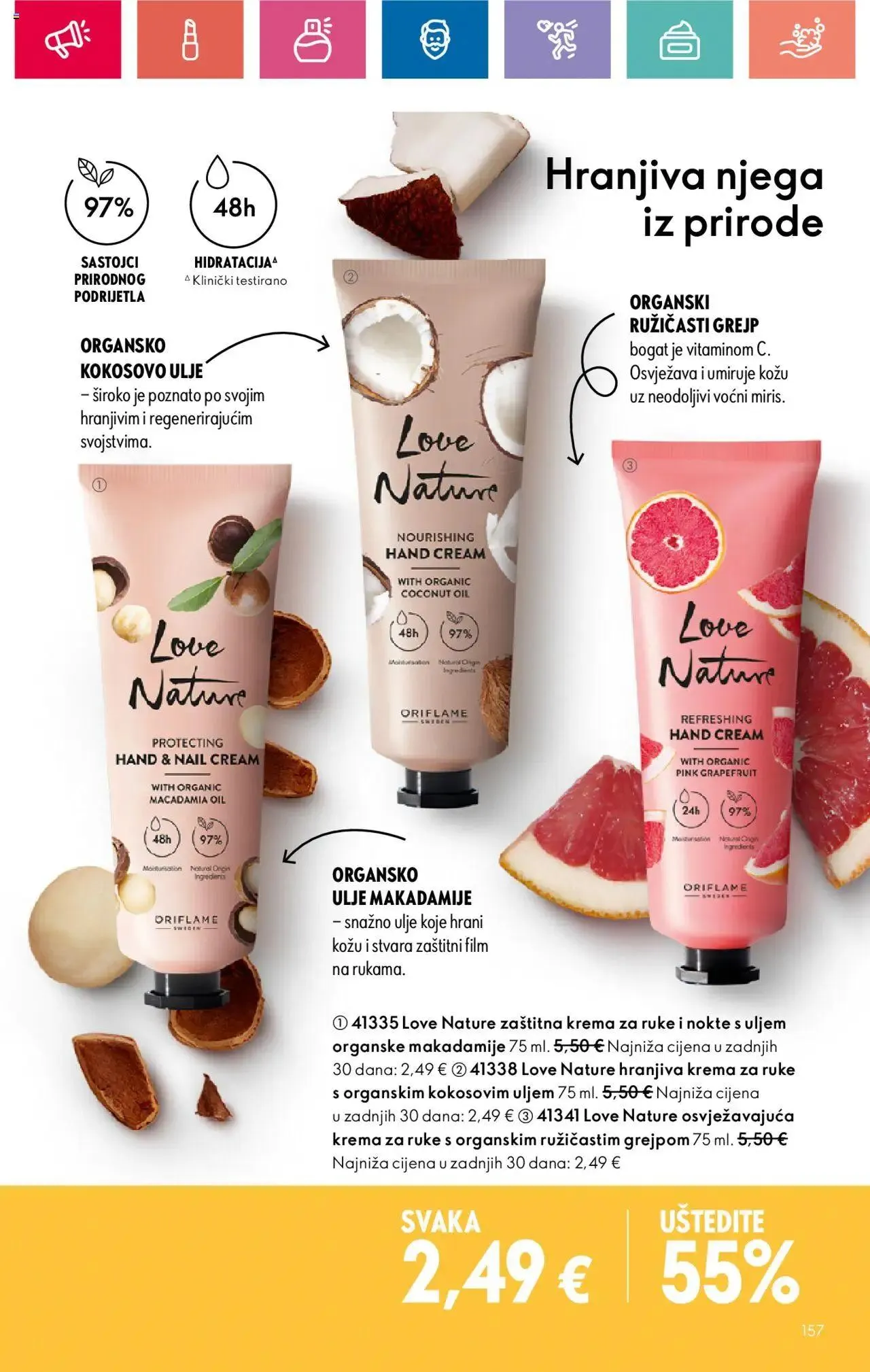 Katalog Katalog 11/2024 Oriflame od 1. kolovoza do 21. kolovoza 2024. - Pregled Stranica 157