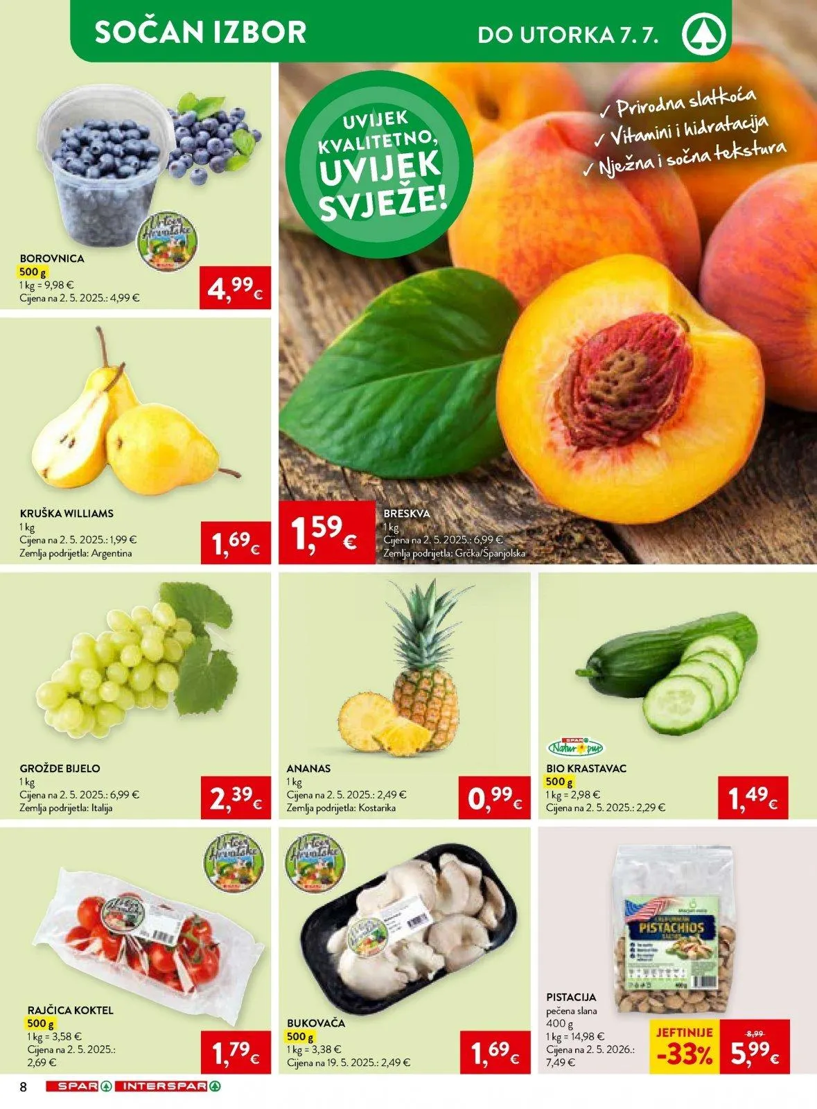 Katalog Spar katalog do 07.07.2026 od 1. srpnja do 7. srpnja 2026. - Pregled Stranica 6